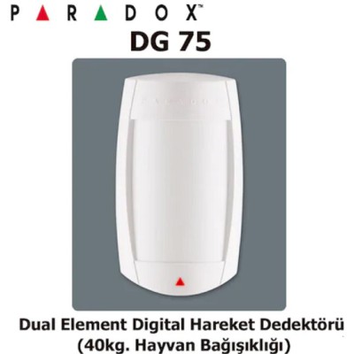 Paradox DG75 Dual Element Digital Hareket Dedektörü