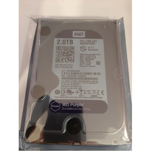 WD Purple 2TB Güvenlik Hard Diski