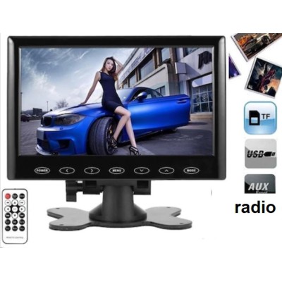  7 İnç Usb Sd Kart Video Araç Monitör