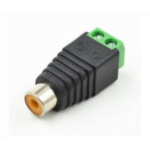 Vidalı Klemensli Dişi Tos Jackı AV SES VİDEO